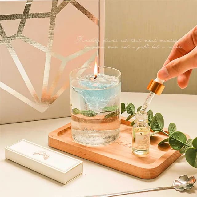 【Finger Pop 指選好物】漂浮冰山擺設組(擴香擺飾蠟燭 桌上型蠟燭 情人節禮物)