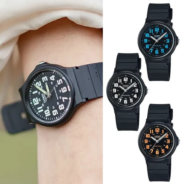 【CASIO 卡西歐】經典日系簡約指針錶-3款可選(MQ-71-1B/MQ-71-2B/MQ-71-4B)