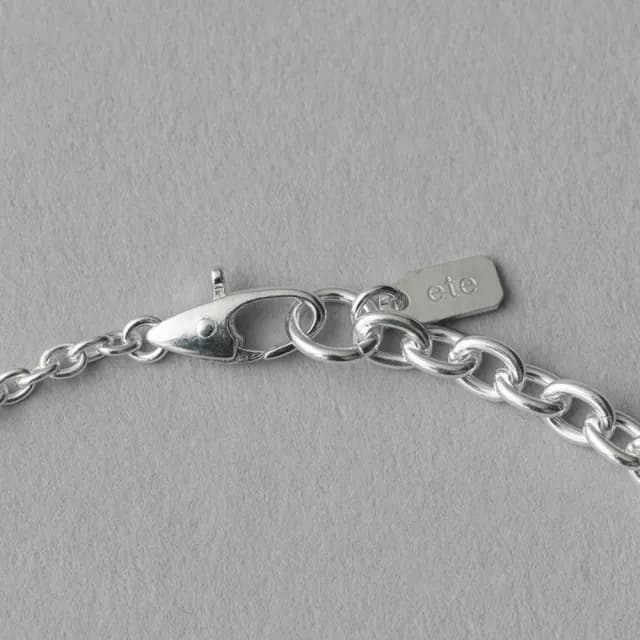 【ete】細緻簡約共享不對稱拼接手鍊(銀色)