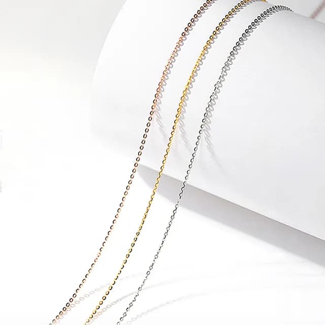 【BRILLMOND】義大利三色K金跳舞鍊(0.8g 三色任選 不退色足實K金)