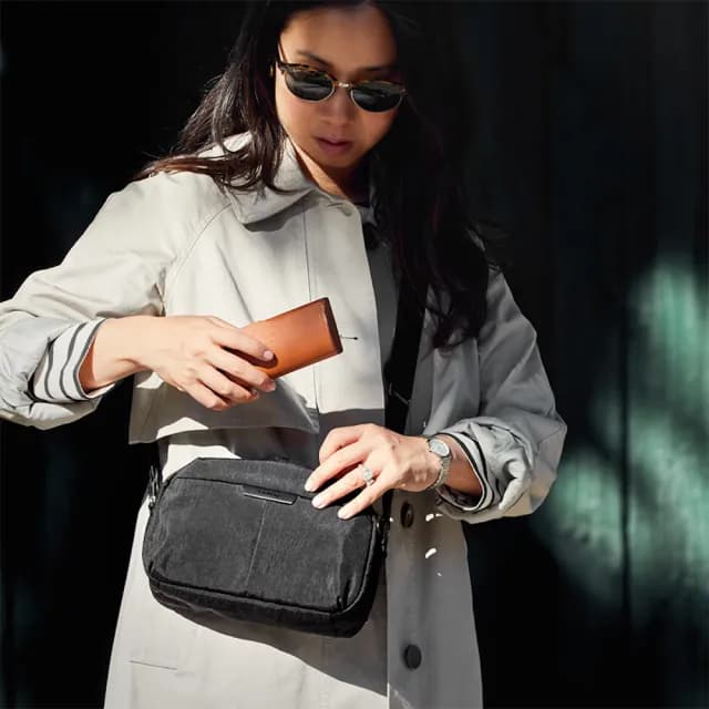 【Bellroy】Tokyo Crossbody 隨身側背包 斜背包 小包 女包 禮物 送禮 推薦(炭灰黑色)