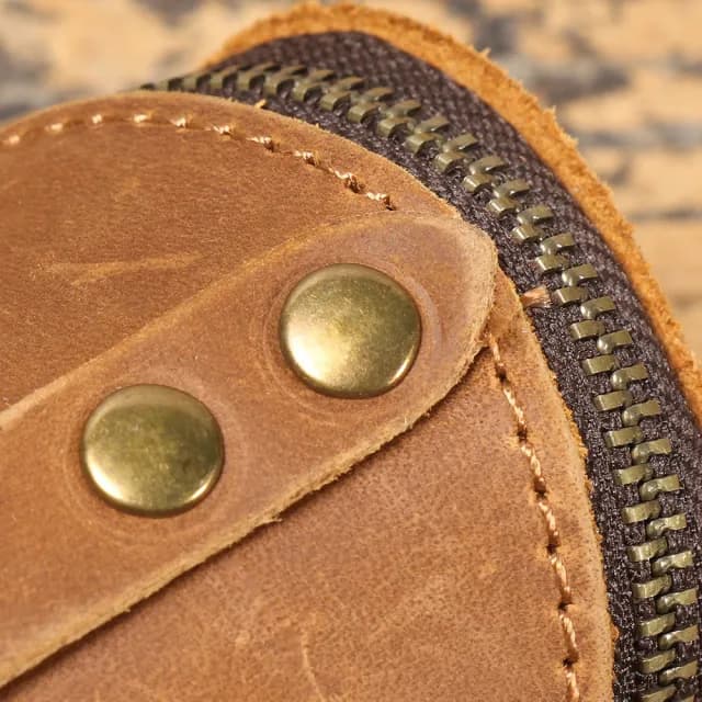 【MoonDy】雙11 真皮零錢包 手提零錢袋 零錢收納包 迷你小包 車鑰匙包 鑰匙包 錢包 拉鍊零錢包