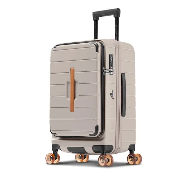 【Arowana 亞諾納】買箱送箱★25吋果凍溜溜諾飛輪河馬上開箱｜前開箱行李箱/旅行箱(多色任選)