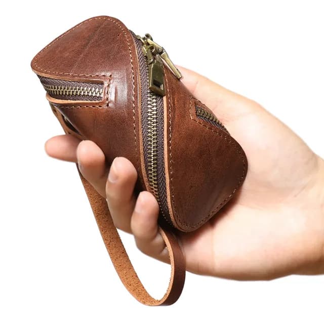【KT DADA】雙11 鑰匙包 多用途 迷你小包 真皮零錢包 零錢收納包 拉鍊零錢包 手提零錢袋