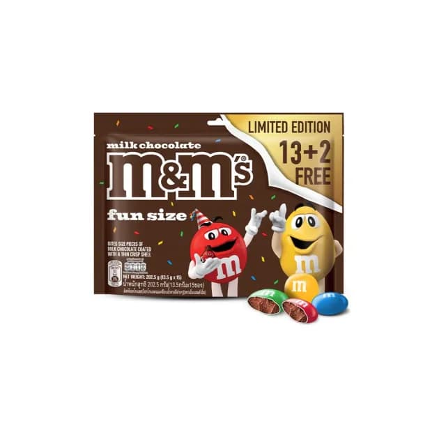 【M&Ms MM巧克力】牛奶糖衣巧克力 樂享包 202.5g(零食/點心)