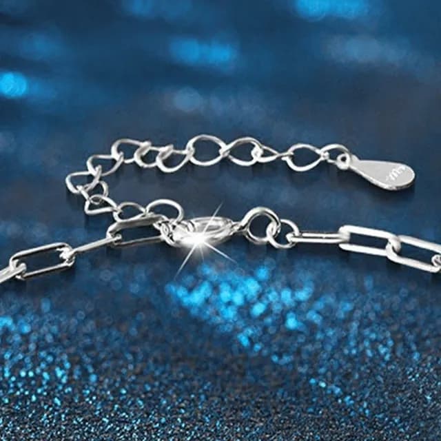 【MoonDy】雙11 手鍊 飾品 莫桑鑽手鍊 鑽石手鍊 四葉草手鍊 純銀手鍊 鑲鑽手飾 抗過敏手鍊