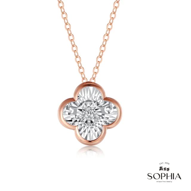 【蘇菲亞珠寶】18K金 芮妮 鑽石套鍊