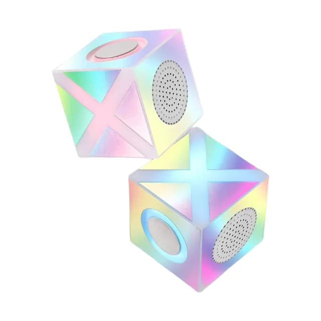 【Ouboo】雙11 炫彩帶呼吸燈便攜喇叭 無線數字聲音增強技術音響 擴聲器(TF插卡 環繞音效 個性多彩)