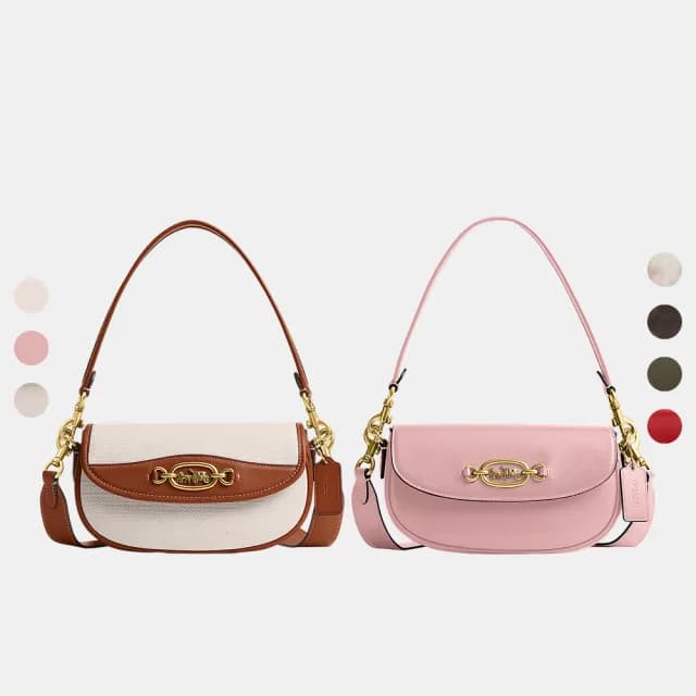 【COACH】蔻馳官方直營 HARLEY 23 單肩手袋 單肩包 肩背包-多色任選(CR668/CM702/CR738)