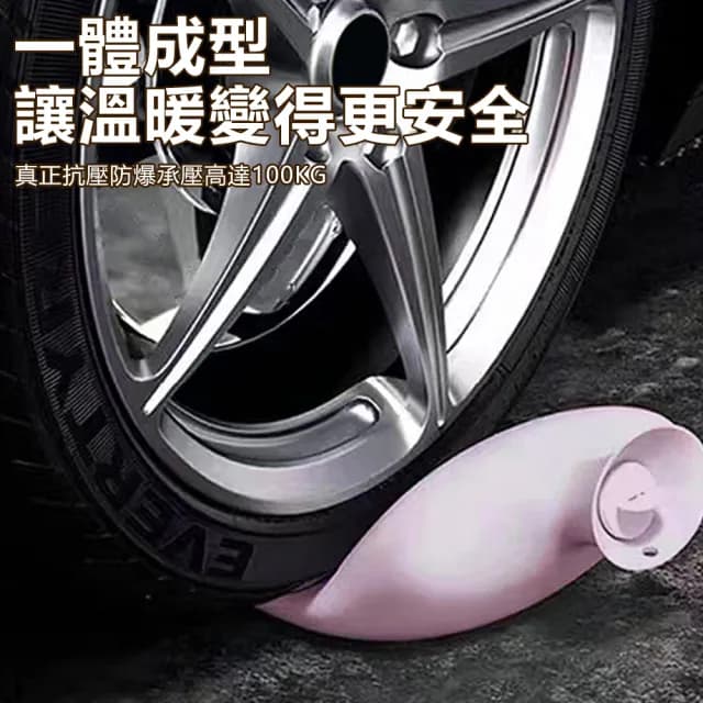 【Nil】雙11 卡通便攜注水熱水袋 被窩敷肚子暖水袋 手/腳/肩/腰熱敷袋 2000ml(暖手袋 暖手寶 暖宮袋)