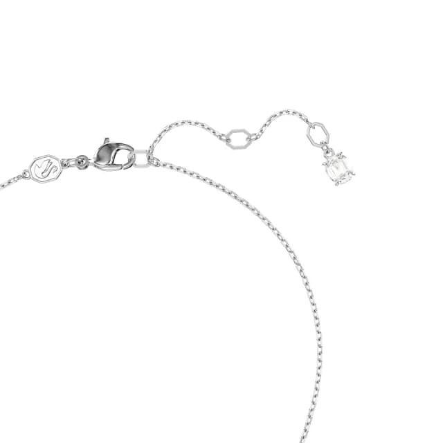 【SWAROVSKI 施華洛世奇】Idyllia 鏈墜 貝殼 藍色 鍍白金色(情人節禮物)