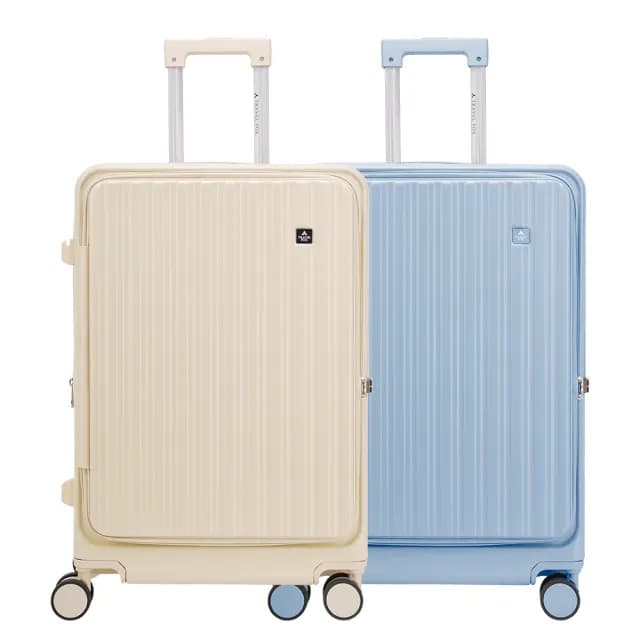 【TRAVEL FOX 旅狐】28吋爵士旅人上掀式前開拉鍊行李箱