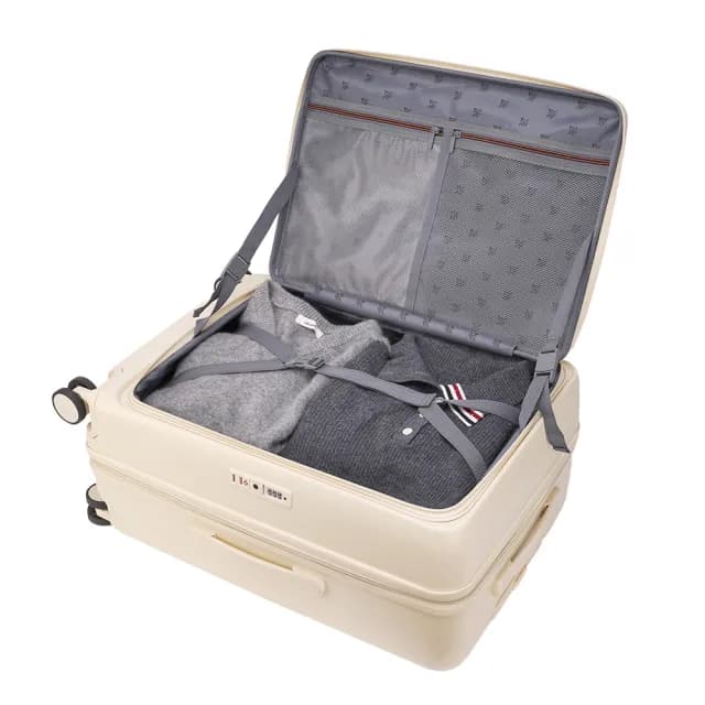 【TRAVEL FOX 旅狐】28吋爵士旅人上掀式前開拉鍊行李箱