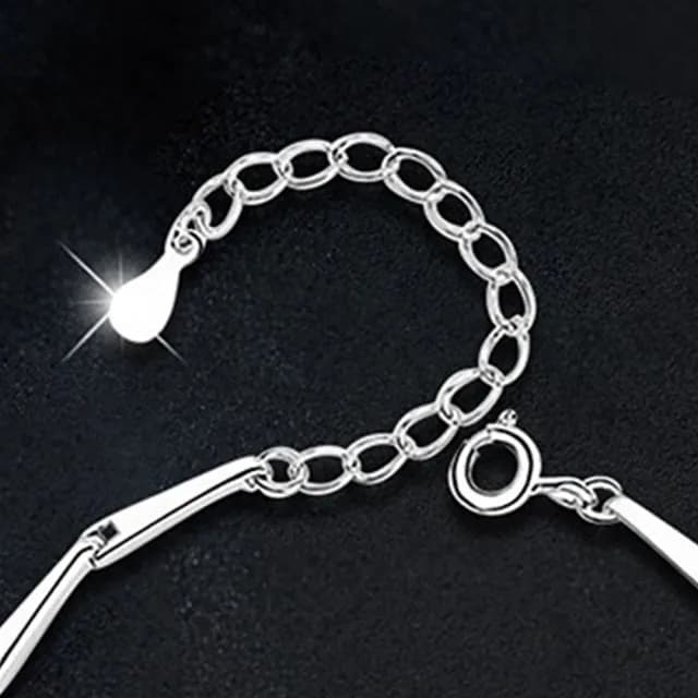 【MoonDy】雙11 女生手鍊 飾品 純銀手鍊 莫桑石手鍊 小花手鍊 抗過敏手鍊 五葉草手鍊