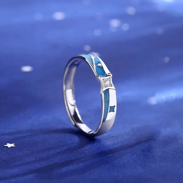 【巴黎精品】現貨+預購 頂級925純銀戒指婚戒女鑽戒開口戒情侶對戒尾戒情人節禮物(最亮的星男女飾品a1li90)