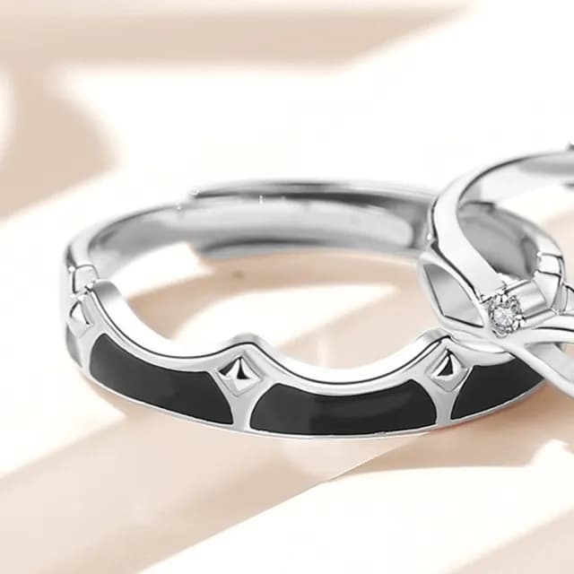 【巴黎精品】現貨+預購 頂級925純銀戒指婚戒女鑽戒開口戒情侶對戒尾戒情人節禮物(公主騎士男女飾品a1li54)