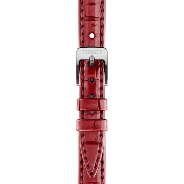 【TISSOT 天梭】SRV系列 復古經典方形石英錶-30mm/紅(T1601101642300)