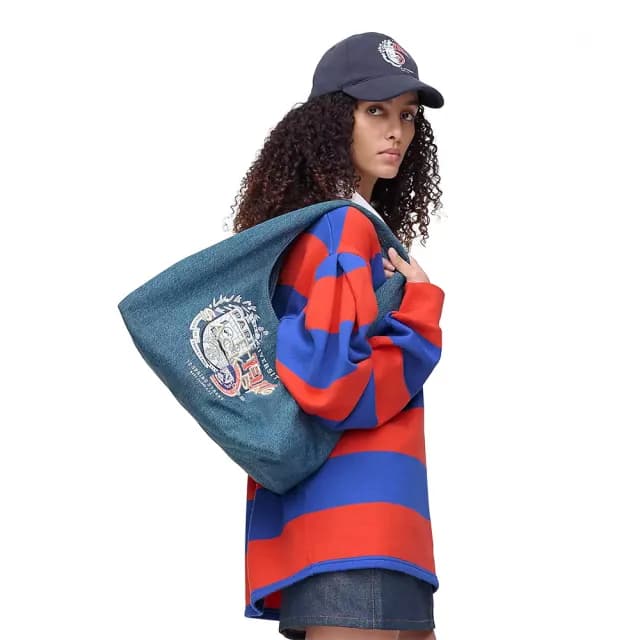 【MARC JACOBS】官方直送 THE SACK A.P.C聯名款大型丹寧手袋