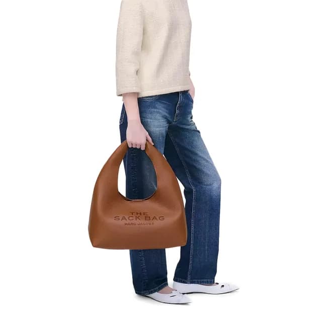 【MARC JACOBS】官方直送 THE SACK 摩洛哥棕大型皮革手袋