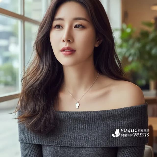 【維克維娜】小魚輕語925純銀項鍊(銀色)