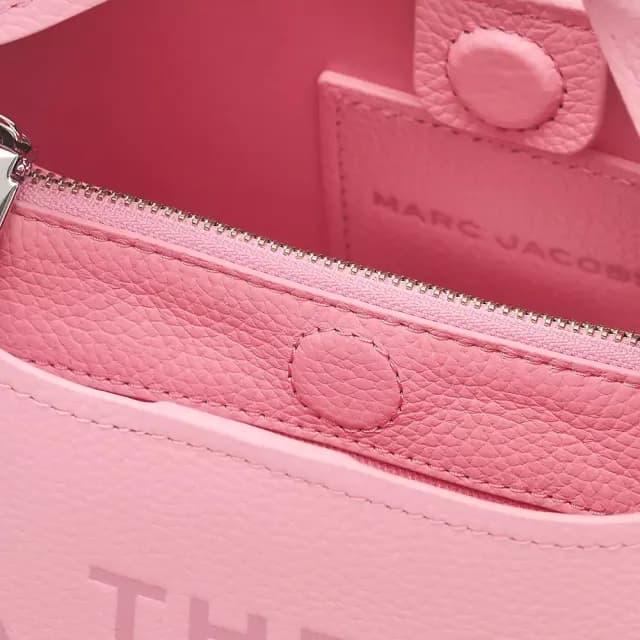 【MARC JACOBS】官方直送 THE SACK 緞帶粉迷你皮革手袋