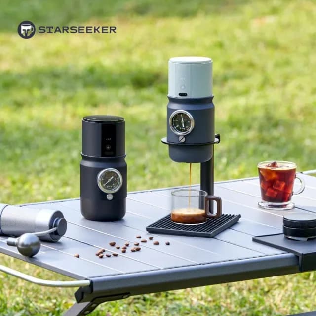 【Starseeker】Super58 便攜式咖啡機 半自動義式咖啡機 58mm粉碗 可調節壓力 預浸泡模式