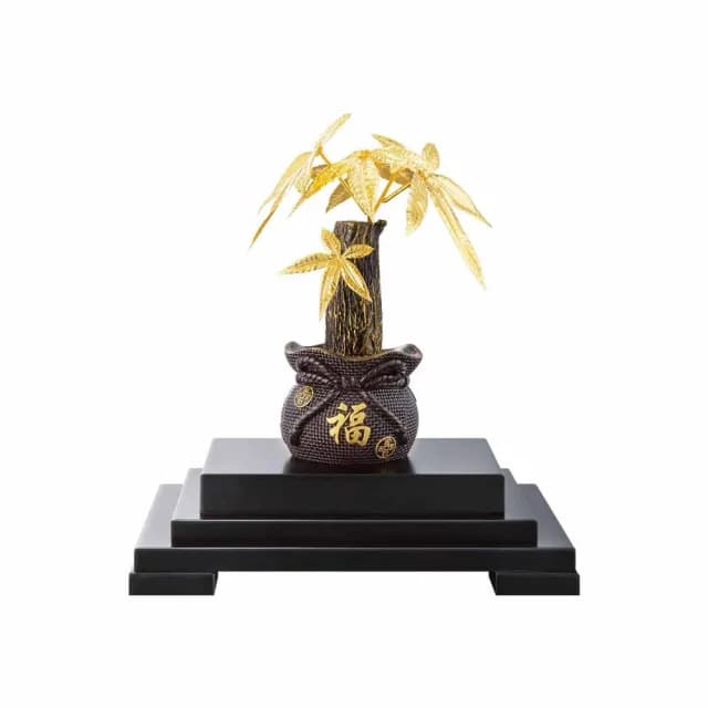 【沁仕家】招財進寶發財樹擺件 17*13.5*22cm搖錢樹(招財樹 裝飾品 辦公擺設 開業喬遷禮品 送禮禮物)
