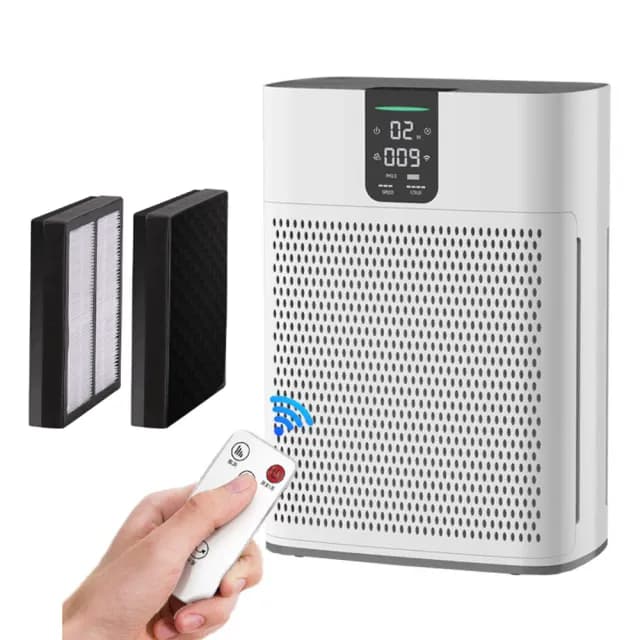 【IPSKY】吸浮毛空氣清淨機-濾網兩套(數顯空氣 強力吸浮毛 除臭 寵物淨化器 負離子淨化 寵物清淨機60坪)