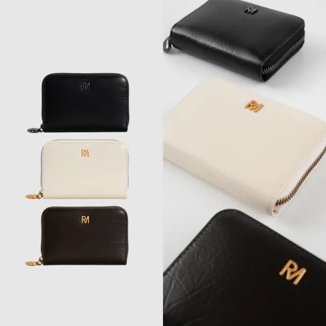 【ROBINMAY】暮菲真皮方塊零錢包 頭層皮(雙11/拉鍊封口/多色任選)