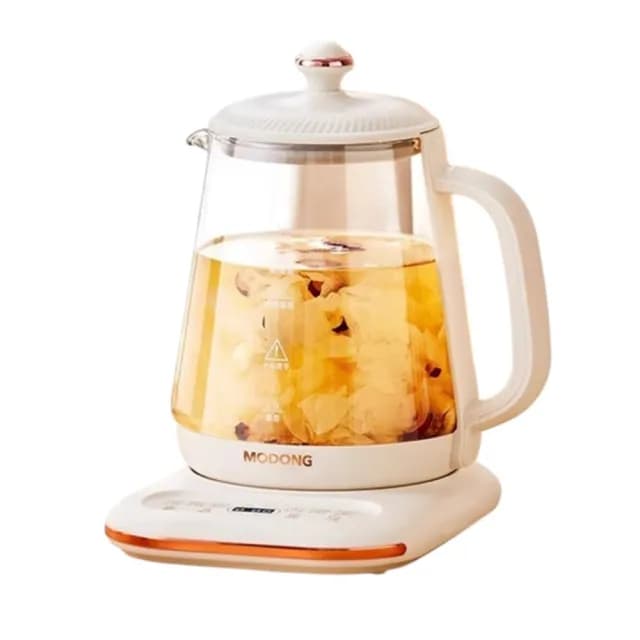 【奢逸居】養生壺 燒水壺 煮茶器 煮茶壺 熱水壺 快煮壺 花茶壺 茶壺 電熱燒水壺(自動恆溫 高硼矽玻璃)