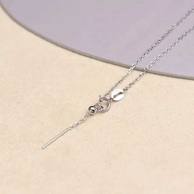 【Penny珮妮】s925銀 針式長度可調節 萬能項鍊(母親節 送女友 交換禮物  生日禮 情人節 尾牙 新年 結婚)