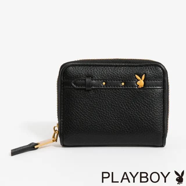 【PLAYBOY】零錢包  Fabulous系列(黑色)
