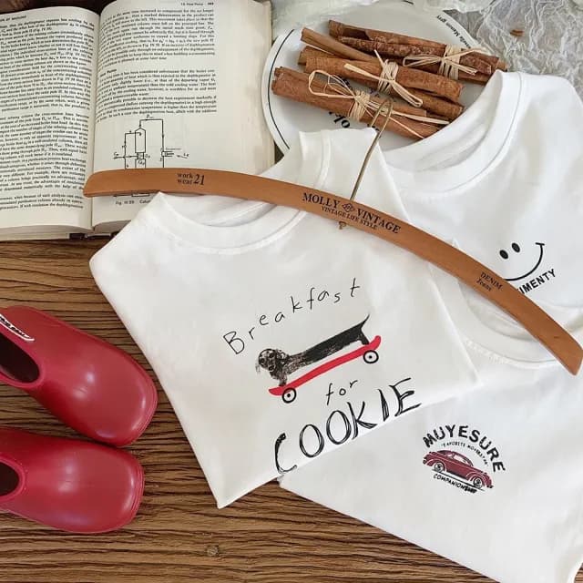 【橘魔法】童趣印花純棉百搭長袖上衣(薄長袖 長袖上衣 中性款 男童 女童 兒童 童裝)