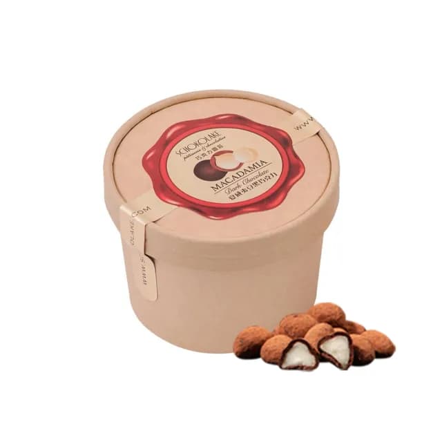 【巧克力雲莊】夏威夷豆黑巧克力兩盒組(100g/盒)