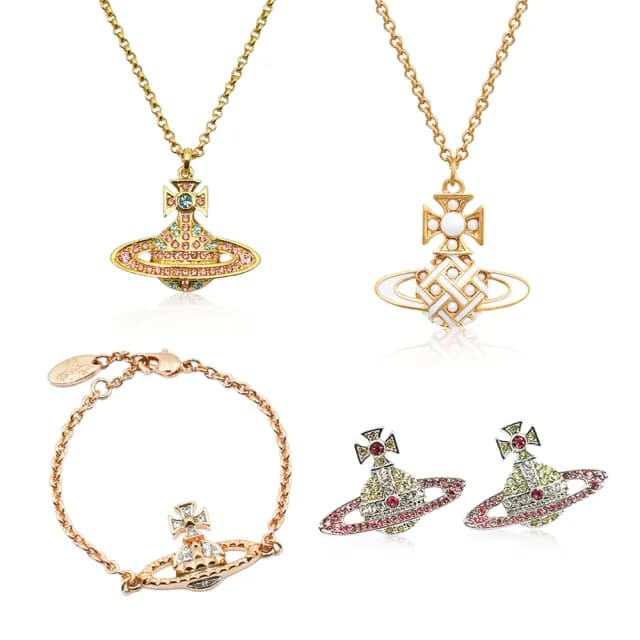 【Vivienne Westwood】經典行星土星 項鍊/耳環/手鍊(多款可選)
