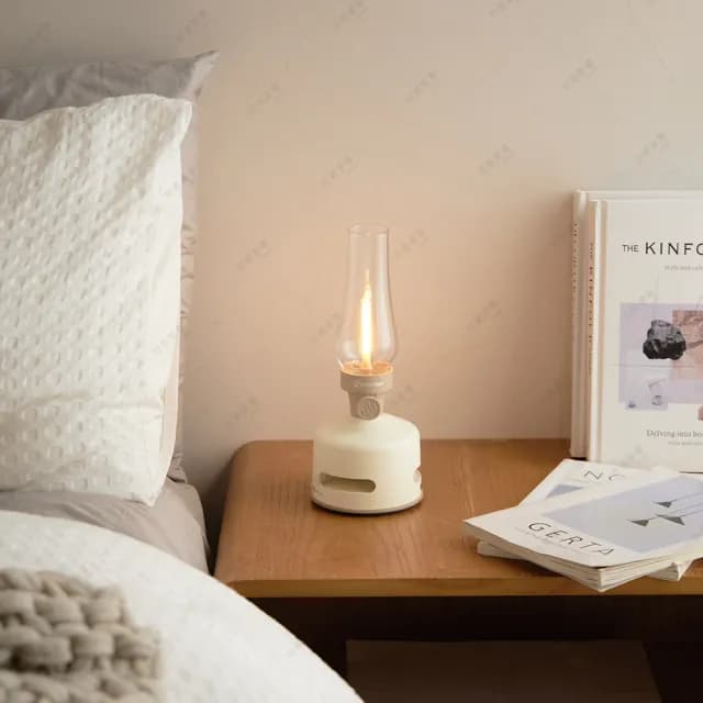 【日本MoriMori】LED Lantern Speaker 煤油燈藍牙音響 S2(五色任選)