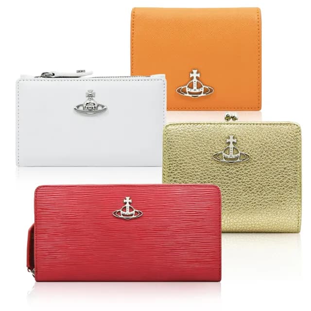 【Vivienne Westwood】經典LOGO皮質短夾/錢包(多款)