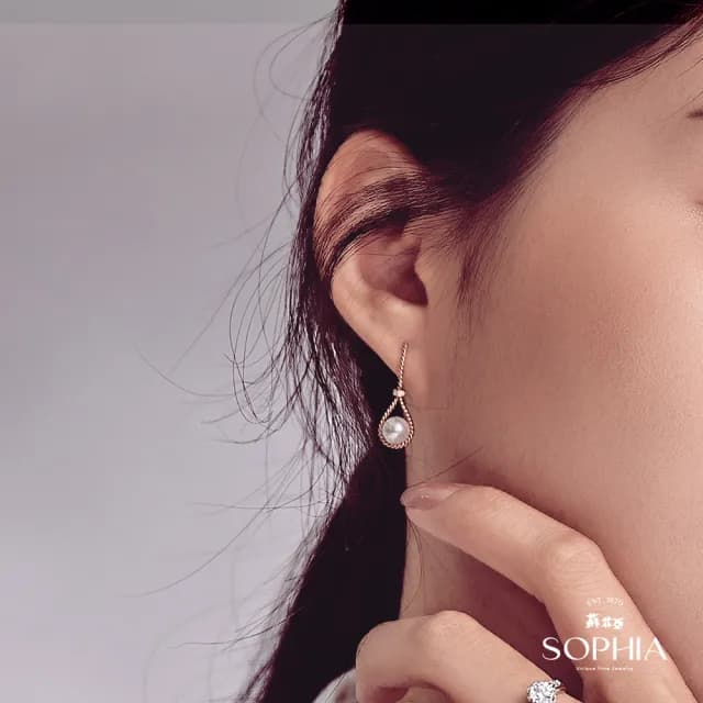 【蘇菲亞珠寶】14K 精選珍珠項墜/耳環 任選