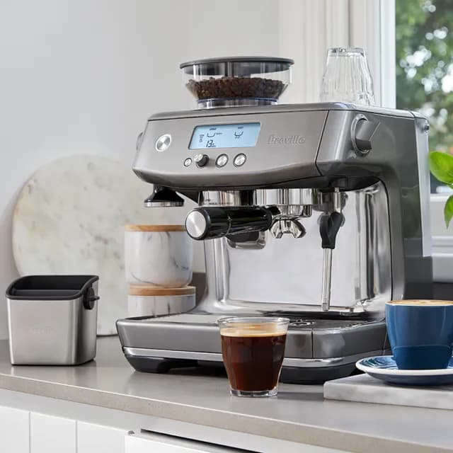 【Breville】BES878XL the Barista Pro™ 專業級複合式研磨義式咖啡機（金屬銀）(總代理公司貨)