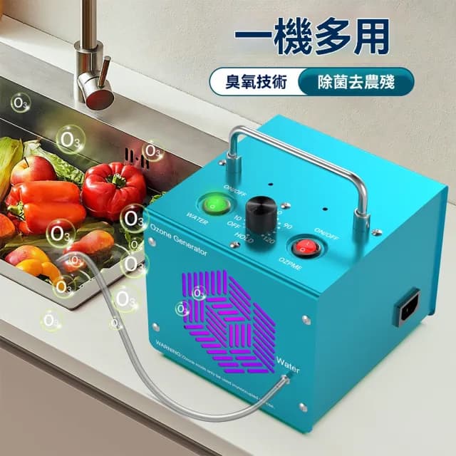 【Felsted 菲仕德】臭氧機 30g臭氧發生器 蔬果清潔機(殺菌臭氧機 空气淨化器 除菌祛農殘 除異味 除甲醛)