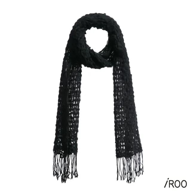 【iROO】針織羊毛圍巾