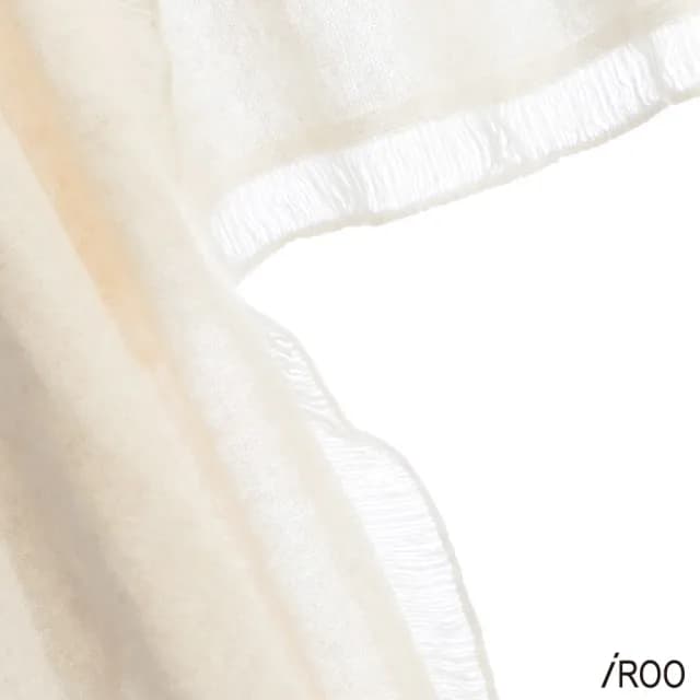 【iROO】100%純羊毛經典圍巾