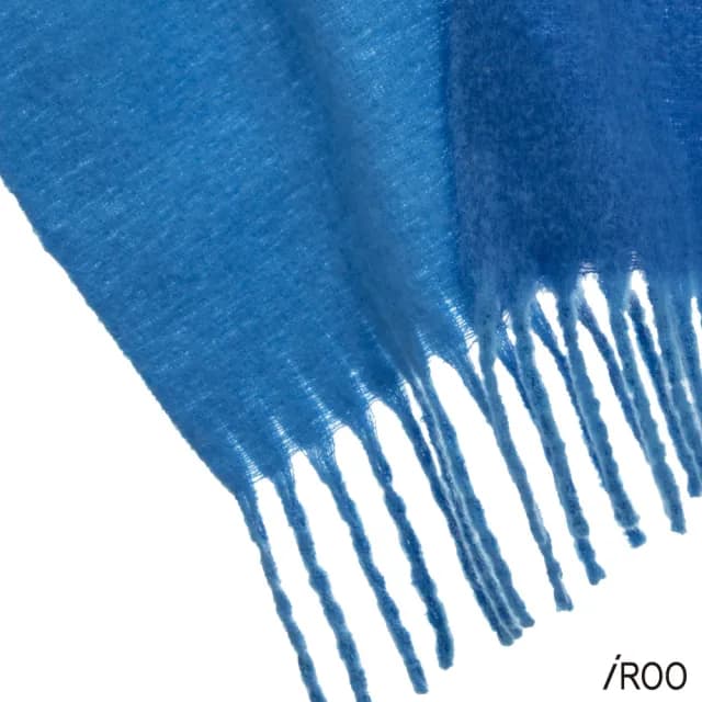 【iROO】雙色正反兩用圍巾