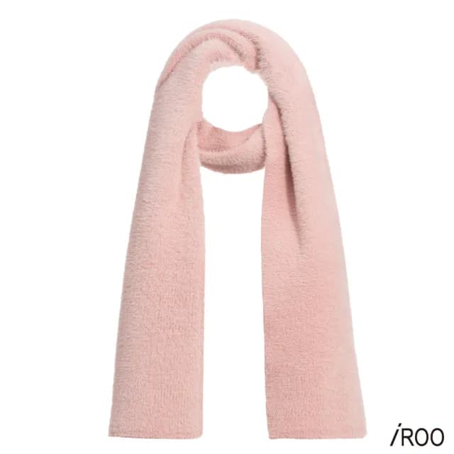 【iROO】馬海毛條紋圍巾