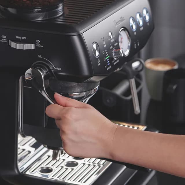 【Breville】BES876XL the Barista Express Impress咖啡機（雪花白）(總代理公司貨)
