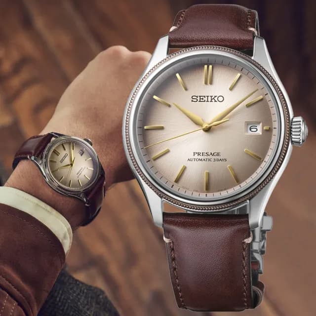 【SEIKO 精工】PRESAGE系列 限量 經典時尚 機械腕錶 雙11 特惠 推薦(SPB529J1/6R55-00R0J)