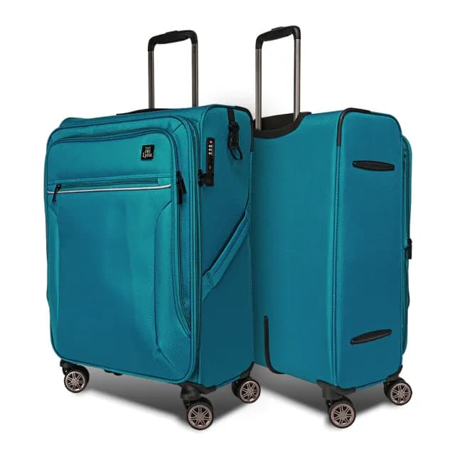 【LYNX官方直營】美國山貓24吋超輕量商務布箱福利品(飲料給力扣環、TSA海關鎖、鋁合金拉桿、加大15%)