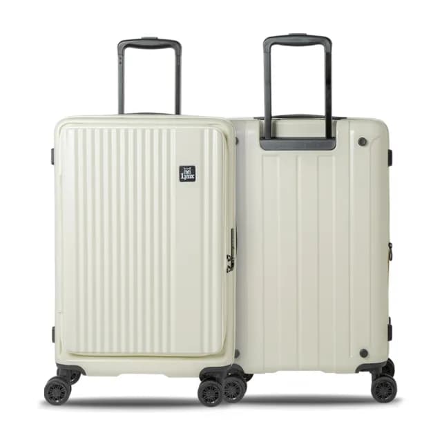 【LYNX官方直營】美國山貓19吋第二代前開登機箱(防爆拉鏈、避震雙排輪、TSA海關鎖、可加大)