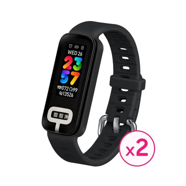 兩入組【ASUS 華碩】Vivowatch 6 Aero 智慧手錶/手環 HC-C06(APP手動紀錄血壓趨勢/血氧量測/心律偵測)