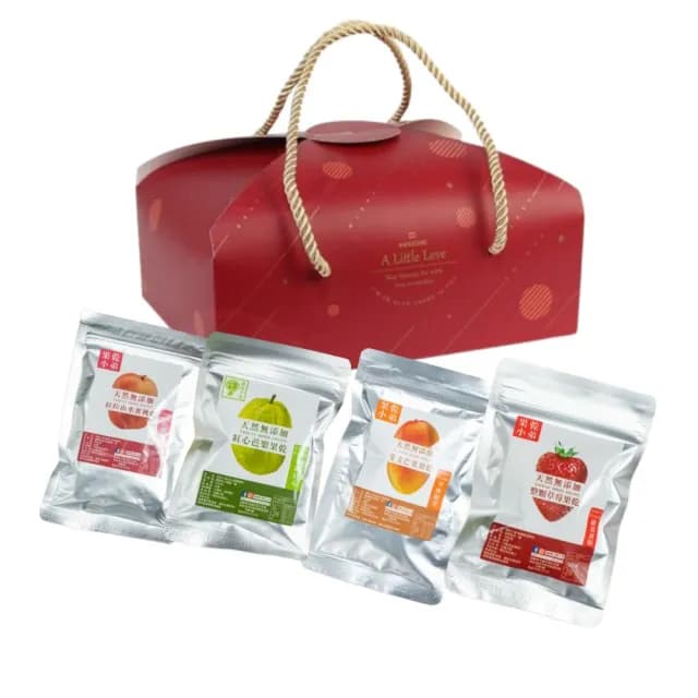 【果乾小弟】年度冠軍果乾4包組禮盒 2入(送禮推薦 中秋節 伴手禮 長輩 生日禮物 教師節)